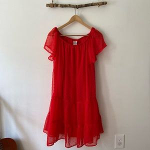 Red light dress.